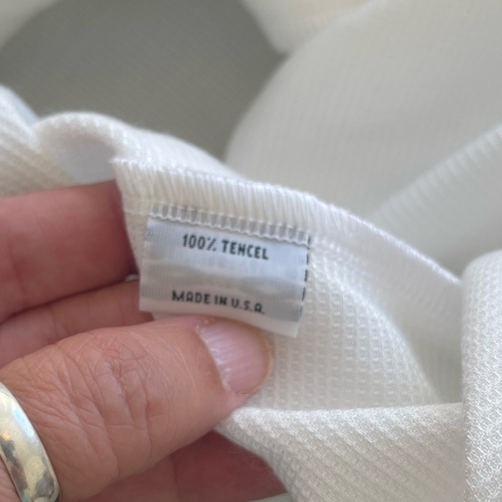 Bryn Walker White Textured Button Front Long Slee… - image 7